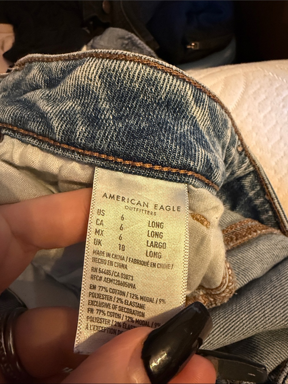 American Eagle Outfitters Light Blue Denim Jeans